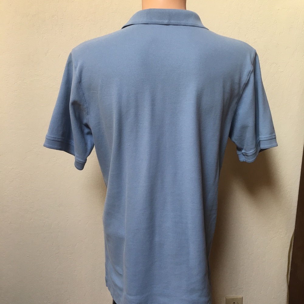 LL Bean Blue Polo Shirt Men’s M - Picture 5 of 7